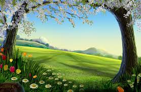Animation Scene Forest Green Background Material Anime Background Forest Photography Anime Backgrounds Wallpapers