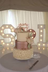 Find 13 modern wedding cake ideas that are anything but traditional. A Peach And Rose Gold Marquee Wedding With A Harry Potter Themed Wedding Cake White Rose Cake Design