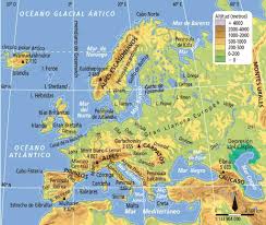 ¿sabes todos los nombres de los paises mapa físico de europa sin nombres (mudo). Blink Activity Blinklearning