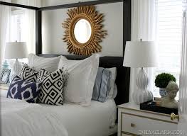 Navy white and gold bedroom ideas. Making My Bed Emily A Clark Home Bedroom Home Remodel Bedroom