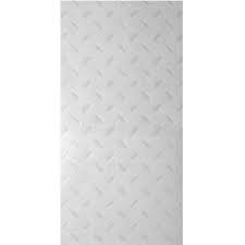 Trafficmaster Allure Commercial 12 In X 36 In Diamond Plate Silver Vinyl Flooring 24 Sq Ft Case 21821 Vinyl Flooring Diamond Plate Vinyl Tile Flooring