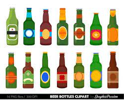 Beer Bottle Clip Art Beer Clipart Beer Vector Digital Clip Art Alcohol Clipart Design Illustration Beer Bottle Art Beer Vector Paper Clip Art