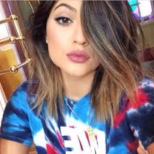 Long Bob Balayage Ombre Caramel Tones Kylie Jenner Jenner Hair Her Hair Hair Styles