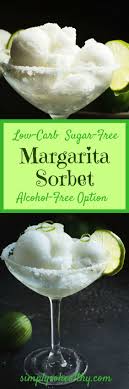 You definitely do not have to give up desserts on a keto diet. Low Carb Margarita Sorbet Recipe Simply So Healthy