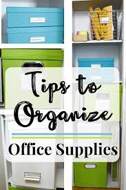 When everything has a place, it's easy to keep things neat and organized! Organize Office Supplies At Home Organized 31