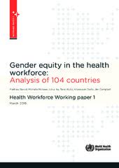 Gender Equity In The Health Workforce Analysis Of 104 Countries