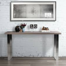 Vous aimerez son système de fermeture avec un anneau en métal doré vieilli. Console En Bois Vieilli Et Pieds Chromes Brin D Ouest