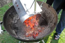 It works by dousing the charcoal with fluid, which you will then light up with a match. Grilling Tips How To Light A Charcoal Grill With A Chimney Starter Food Lohudblogs Com Grilling Tips Barbecue And Grill Charcoal Grill
