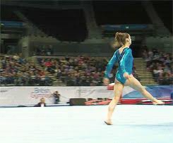 Gif Of Catherine Lyons Ring Leap Gorgeous Gymnastics Videos Gymnastics Workout Gymnastics Routines