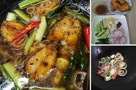 Yang penting ada cili giling, air asam, daun kesum. Ikan Masak Asam Cuka Sedap Dimakan Bersama Nasi Panas