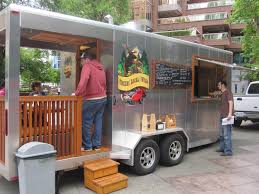 Check Out The Deck On This Food Trailer Love It Food Truck Design Bbq Food Truck Food Truck Menu