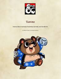 Jul 19, 2021 · the tanooki suit, or tanooki costume, is a fairly uncommon item found in super mario bros. Tanuki A Jovial Race Of Japanese Tricksters Grifters And Con Artists Dungeon Masters Guild Drivethrurpg Com