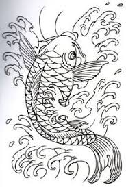 Famous Koi Painting Line Drawing Google Search Fish Drawings Koi Fish Drawing Japanese Koi Fish Tattoo