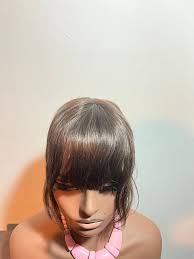 Brown wig Topper