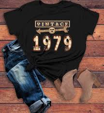 Womens Vintage T Shirt 1979 Birthday Shirt 40th Birthday