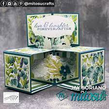 I've got 5 easy tutorials for pop up c. Forever Greenery Suite Diy 3d Cube Pop Up Card Case Mitosu Crafts