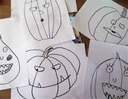 Halloween Deko Kurbisgesichter Aus Papier Als Fensterbilder Frei Nach Bine Brandle Mit Oltrick Mama Und Die Matschhose