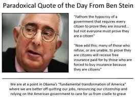 The Blind Pirate On Twitter Ben Stein Wisdom Hypocrisy