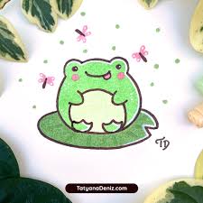 Maybe you would like to learn more about one of these? Kawaii Frog Drawing Cute Canvas Woot
