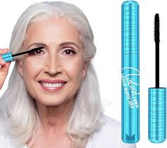 Mascara per donne di età superiore ai 60 anni le cui ciglia sono sparse,  mascara nero volume effetto ciglia finte e lunghezza, ipoallergenico ...