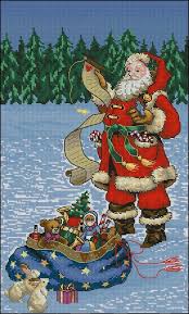 May 31, 2019 · carol's cross stitch. Santa Claus With Christmas Toys Free Cross Stitch Pattern Free Cross Stitch Patterns