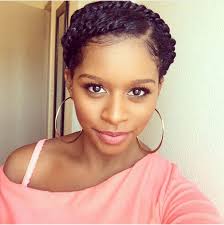Confidently Match Natural Hairstyles And Work Environment Short Natural Hair Styles Natural Hair Styles Halo Braids