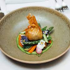 — three michelin stars : The Best Vegetarian And Vegan Tasting Menus In London Le Cool London