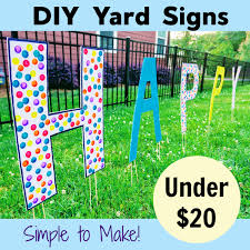 There's a whole lot of diy yard card flairs on this particular sign! The Activity Mom Inexpensive Diy Yard Signs The Activity Mom