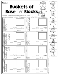 Summer Review No Prep Kindergarten Tens And Ones Worksheets Kindergarten Math Tens And Ones