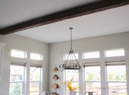 What should kitchen ceiling look like with exposed beams? We Installed A Faux Wood Beam In The Kitchen Welsh Design Studio
