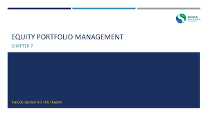 The data provides a view into the key provisions of equity compensation. Ppt Equity Portfolio Management Powerpoint Presentation Free Download Id 1569415
