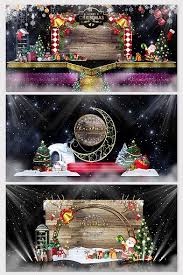 Fresh Rural Forest Christmas Theme Party Renderings Decors 3d Models Psd Free Download Pikbest Christmas Themes Christmas Stage Design Modern Christmas Theme