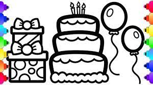 These adorable sloth coloring pages and activities make a great addition to a rainforest party or just as fun sloth printables to color any afternoon. Glitter Birthday Party Coloring And Drawing Happy Birthday Party Coloring Page Youtube