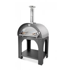 Non servono permessi per installarlo! Forno A Legna Da Esterno Per Pizza In Acciaio Con Ruote Tetto In Ac