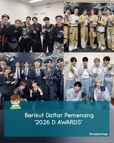Berikut Daftar Pemenang '2026 D AWARDS' yang digelar di Korea University  Hwajeong Gymnasium, Seoul. ⭐ Artist of the Year: ENHYPEN ⭐ Song of the  Year: BOYNEXTDOOR ⭐ Album of the Year: Stray