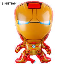 Industrialist tony stark leads his private team of superheros as iron man against the forces of evil. Bingtian Ironman Cartoon Balloon Shaped Cute Baby Wedding Birthday Party Favorite Must Gold Iron Man Party Decorations Balloon Balloon Shapes Balloon Balloonballoon Decoration Aliexpress