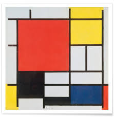 Maybe you would like to learn more about one of these? Mondrian Composition With Red Yellow Blue And Black Poster Juniqe