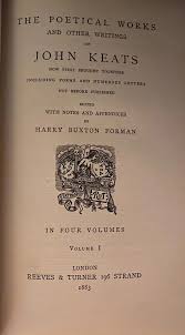 John Keats Poems And Writings Keats John Keats Poems Book Collection