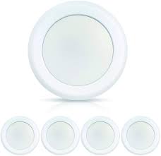 This popular contemporary fan features sleek lines that are reminiscent of planes. Ecoeler 6 Inch Led Flush Mount Downlight Ceiling Pot Lights Installs With Jbox Aluminum Baffle Trim 15w 4000k Cool White 1100lm Dimmable Energy Star Ul Listed Approved 4pack Amazon Ca Tools Home Improvement