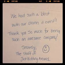 A Little Charming Love Note From Our Friends At Just Kidding Around In Montclair Nj Just Kidding Love Notes Montclair