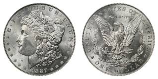 1887 Morgan Silver Dollar Coin Value Prices Photos Info