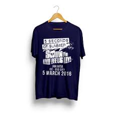 Desain baju memang tidak dapat dipisahkan dari mode. Kaos Konser 5sos 5sos Jkt5sos 5 Sos 5 Seconds Of Summer Live Concert In Jakarta 2016 Tour Concerts Distro Baju Gambar 5 Seco Kaos 5 Seconds Of Summer Konser