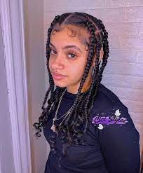 Short knotless braids with curly ends full tutorial coi leray braids. Coi Leray Braids How To Tutorials Inspired Styles