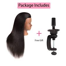 This black mannequin head with hair has hair which is natural black and can be bleached and dyed. Buy 100 Real Hair Mannequin Head Hairdresser Training Head Manikin Cosmetology Doll Head Yaki Hair Mannequin Head Hair Styling Training Head Afro Mannequin Head For Braiding Practice Mannequin Head Online In Turkey