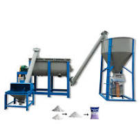 2-5T/h Ceramic Tile Adhesive Dry Mortar Mixer Machines with Bag Packing Machine