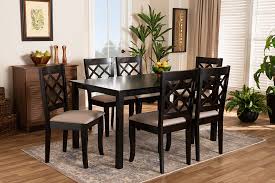 We did not find results for: Baxton Studio Lanier Modern And Contemporary Sand Fabric Upholstered Dark Brown Finished Wood 7 Piece Dining Set 1stopbedrooms