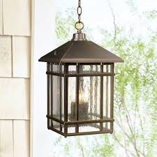 Craftsman Style Outdoor Hanging Lamp Yardillumination