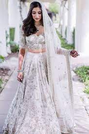 Selecting a wedding dress is a process, it is a memory in making. 170 Best White Bridal Lehenga Ideas In 2021 Bridal Lehenga White Bridal Lehenga White Bridal