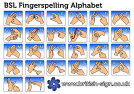 learn the bsl fingerspelling alphabet sign language sign