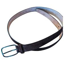 Belt Malo Brown size 95 cm in Suede